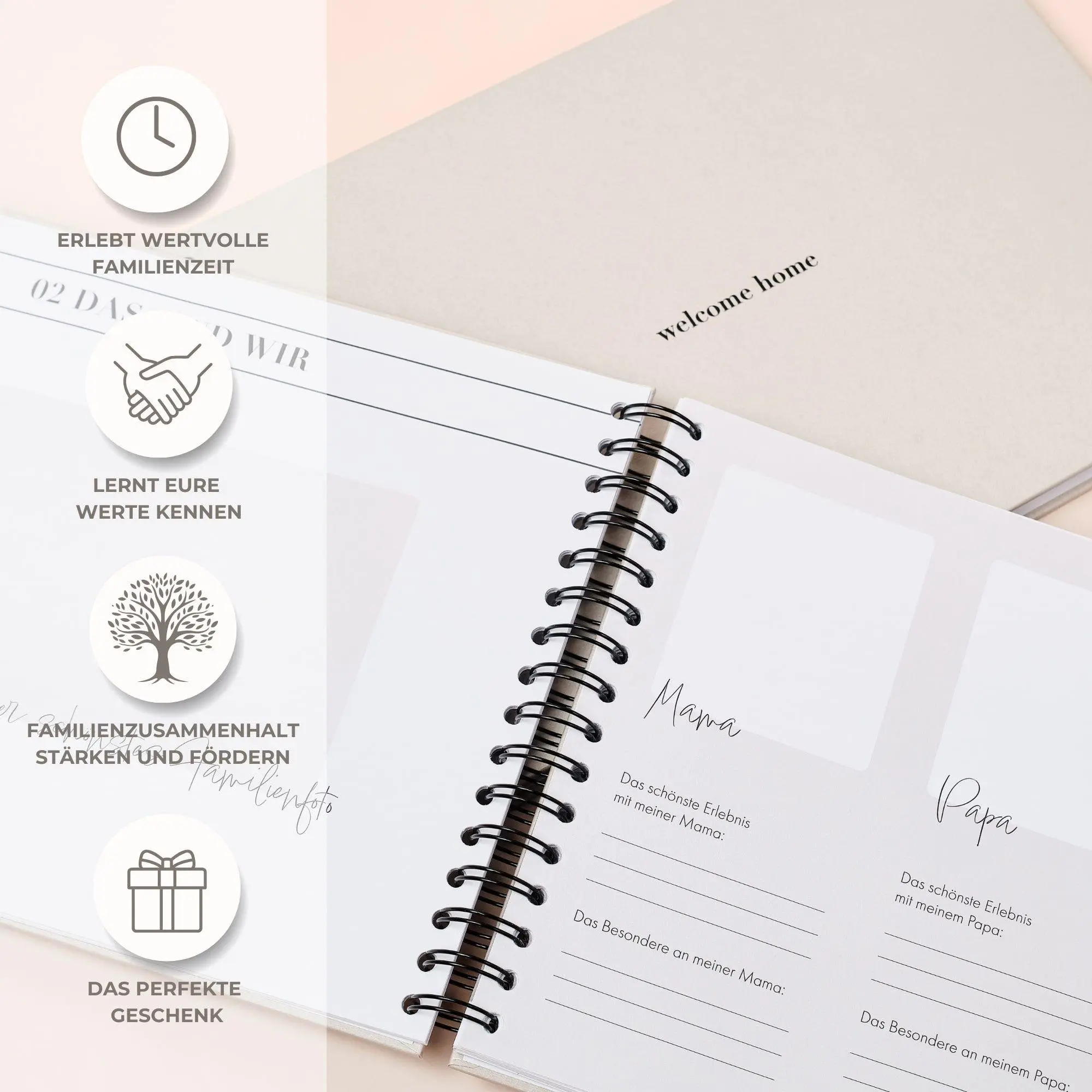Bild: 9783690283991 | "welcome home" Familienbuch - 40 Mitglieder | Olesja Schalnich | Buch