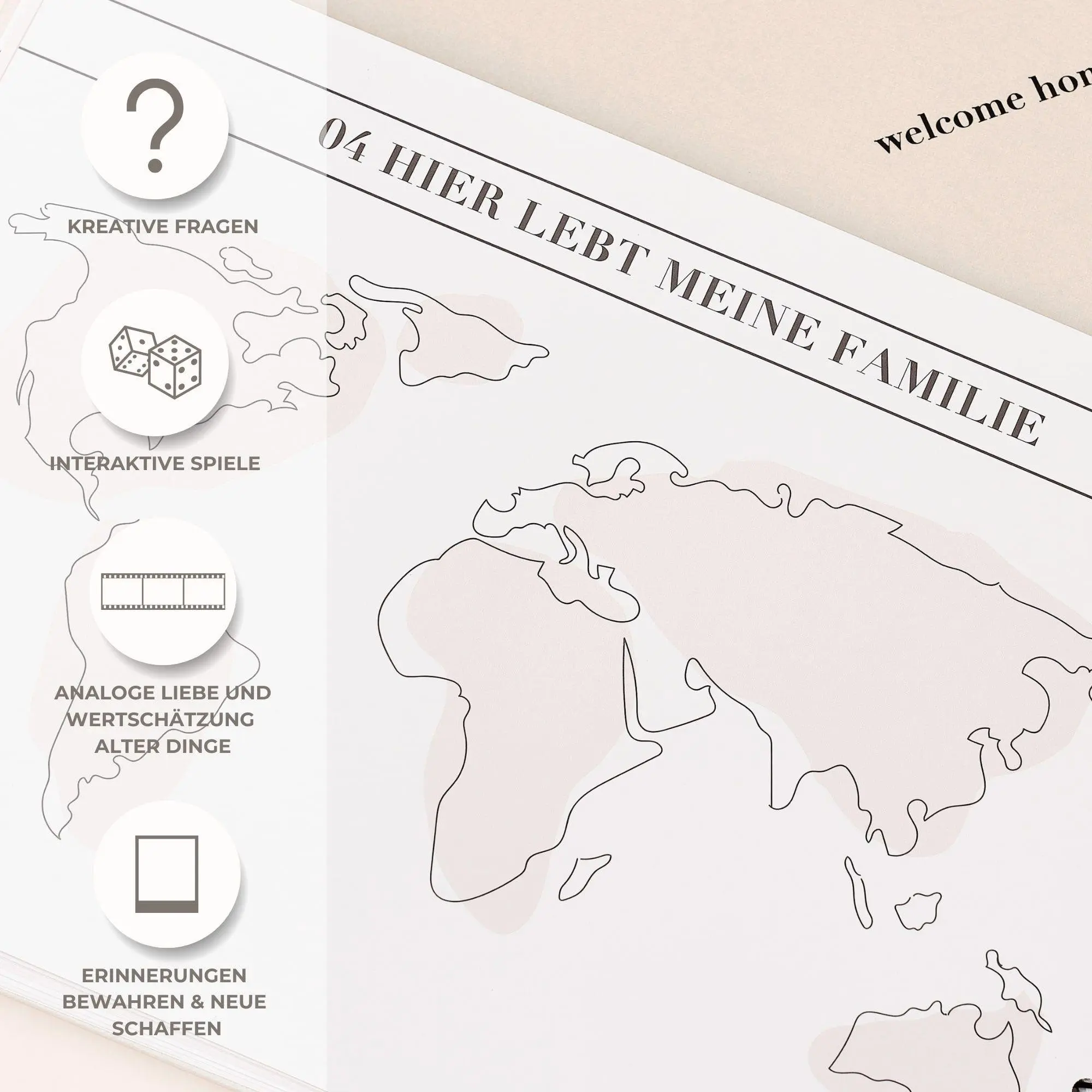 Bild: 9783690283991 | "welcome home" Familienbuch - 40 Mitglieder | Olesja Schalnich | Buch