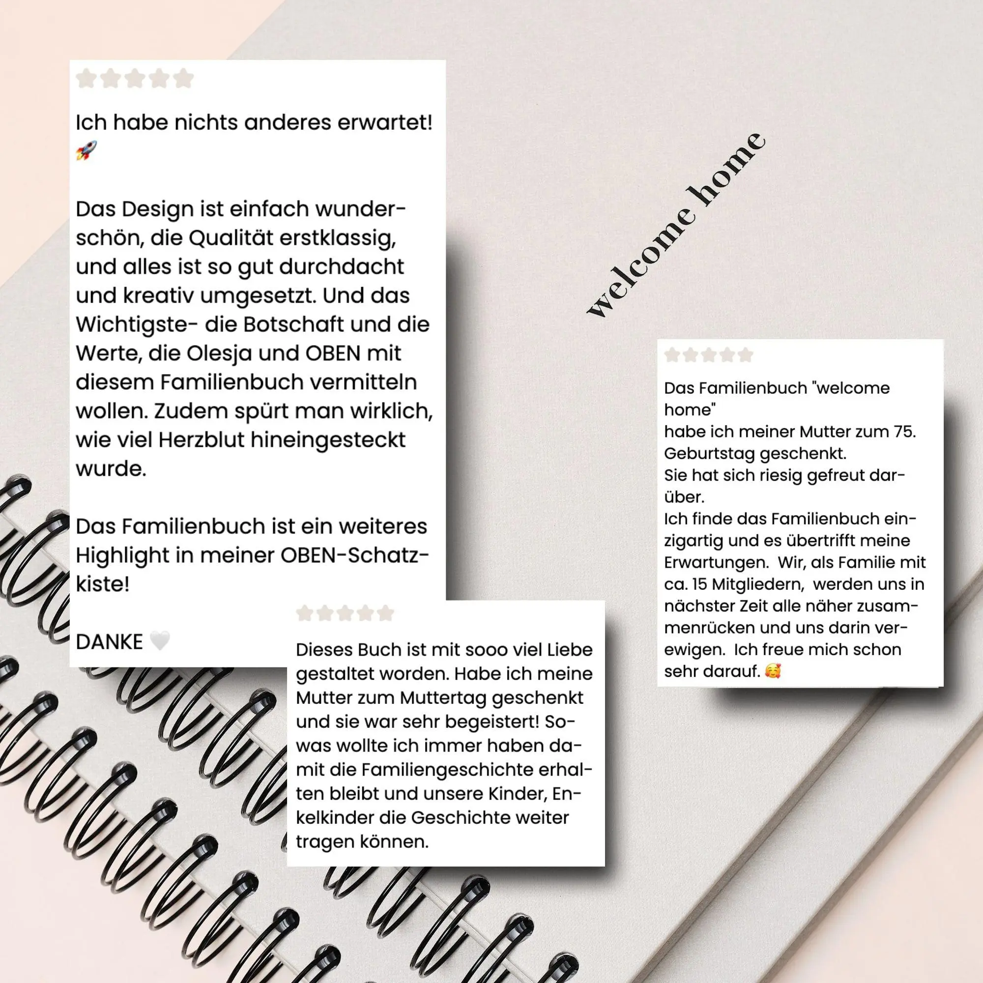Bild: 9783690283991 | "welcome home" Familienbuch - 40 Mitglieder | Olesja Schalnich | Buch
