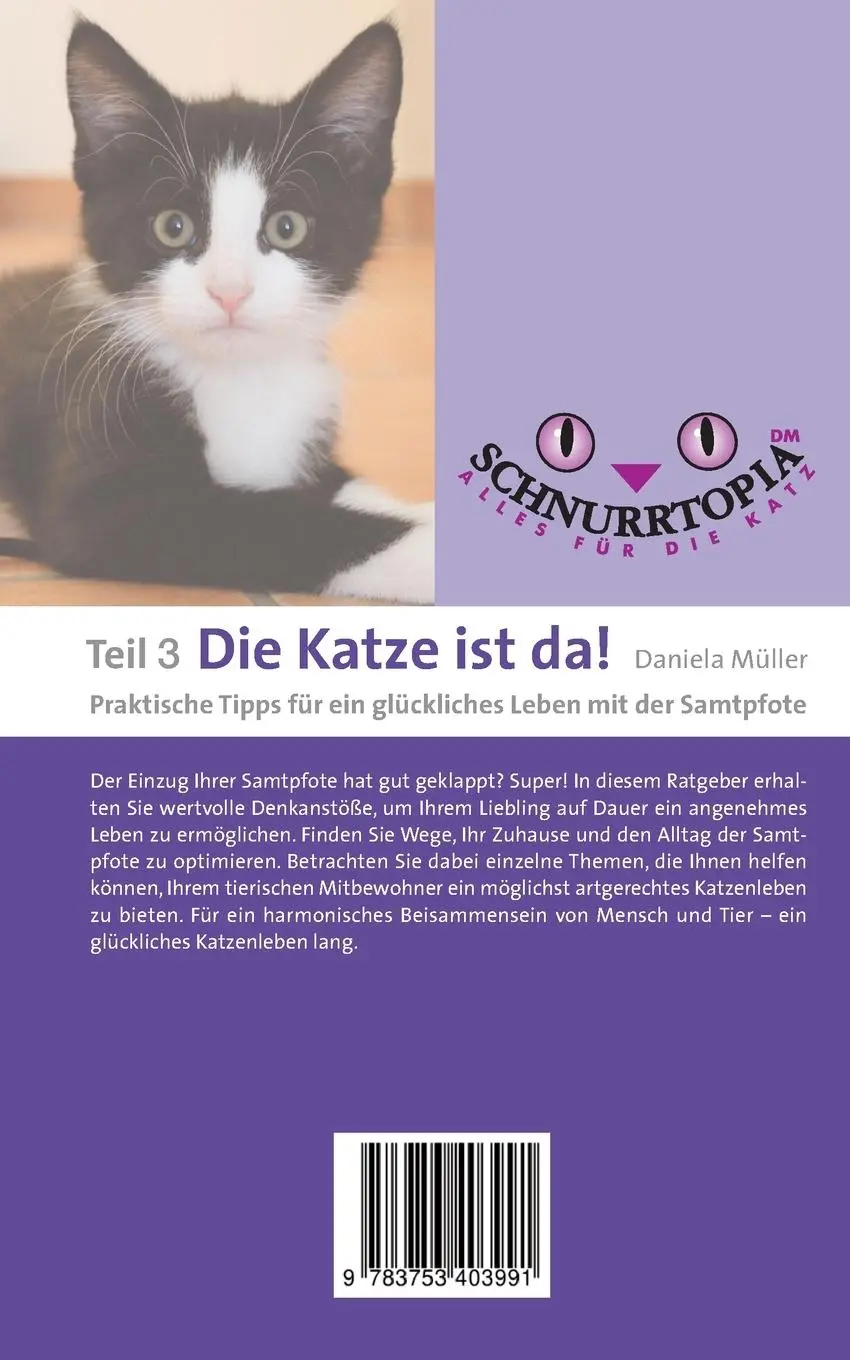 Rückseite: 9783753403991 | Schnurrtopia 3 | Teil 3 - Die Katze ist da | Daniela Müller | Buch