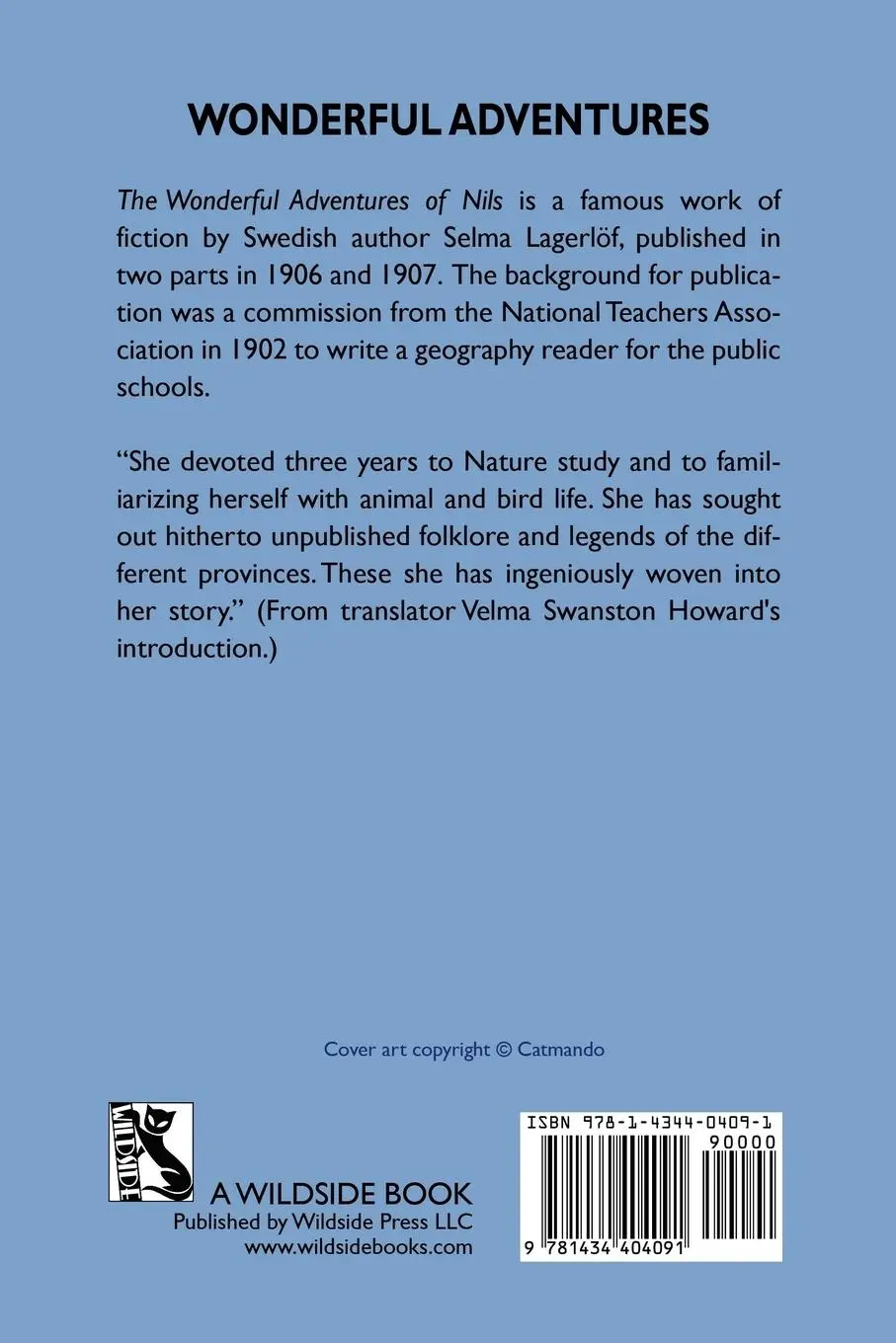 Rückseite: 9781434404091 | The Wonderful Adventures of Nils | Selma Lagerlof | Taschenbuch | 2024
