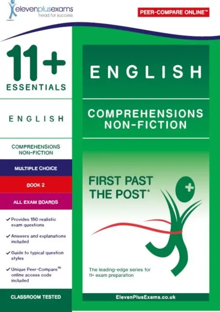 Cover: 9781912364091 | 11+ Essentials English Comprehensions: Non-Fiction Book 2 | EXAMS