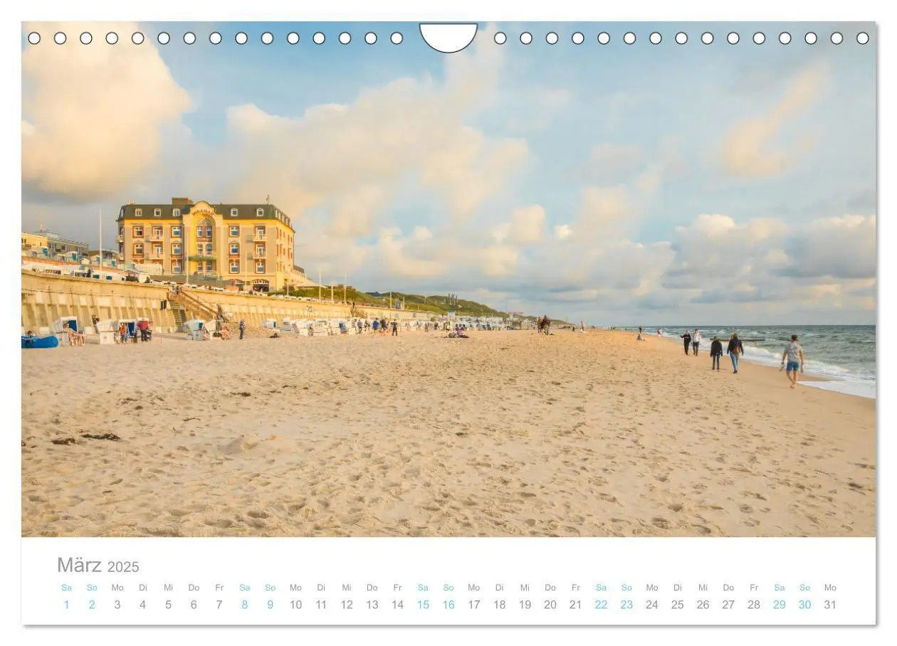 Bild: 9783457214091 | Sylt süchtig (Wandkalender 2025 DIN A4 quer), CALVENDO Monatskalender