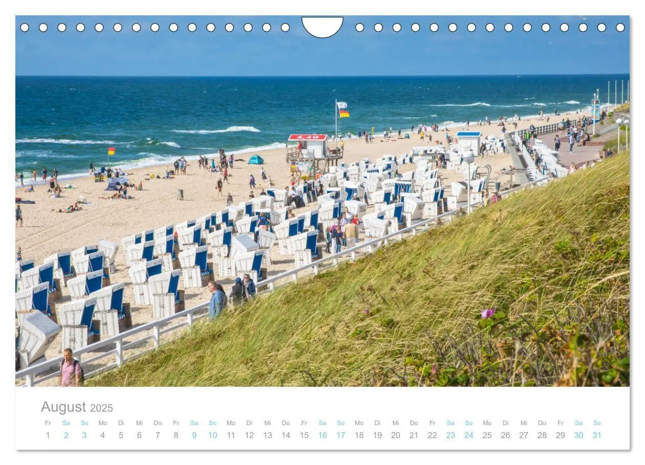 Bild: 9783457214091 | Sylt süchtig (Wandkalender 2025 DIN A4 quer), CALVENDO Monatskalender