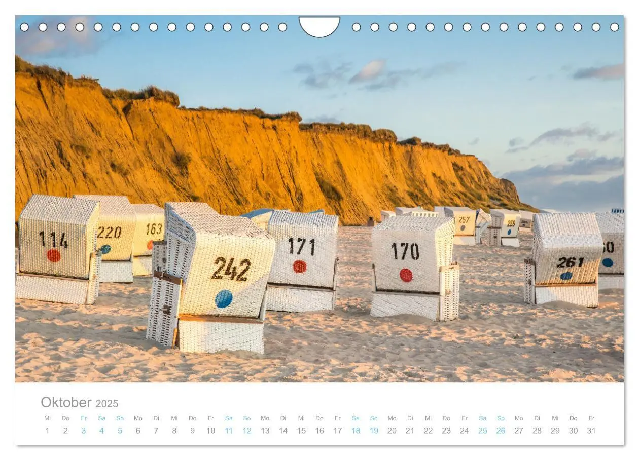 Bild: 9783457214091 | Sylt süchtig (Wandkalender 2025 DIN A4 quer), CALVENDO Monatskalender
