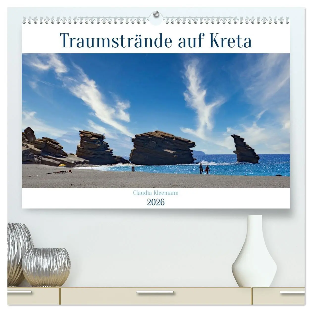 Cover: 9783457384091 | Traumstrände auf Kreta (hochwertiger Premium Wandkalender 2026 DIN...