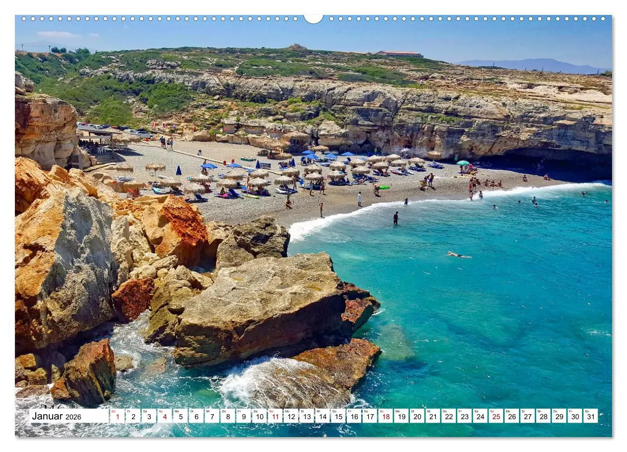 Bild: 9783457384091 | Traumstrände auf Kreta (hochwertiger Premium Wandkalender 2026 DIN...