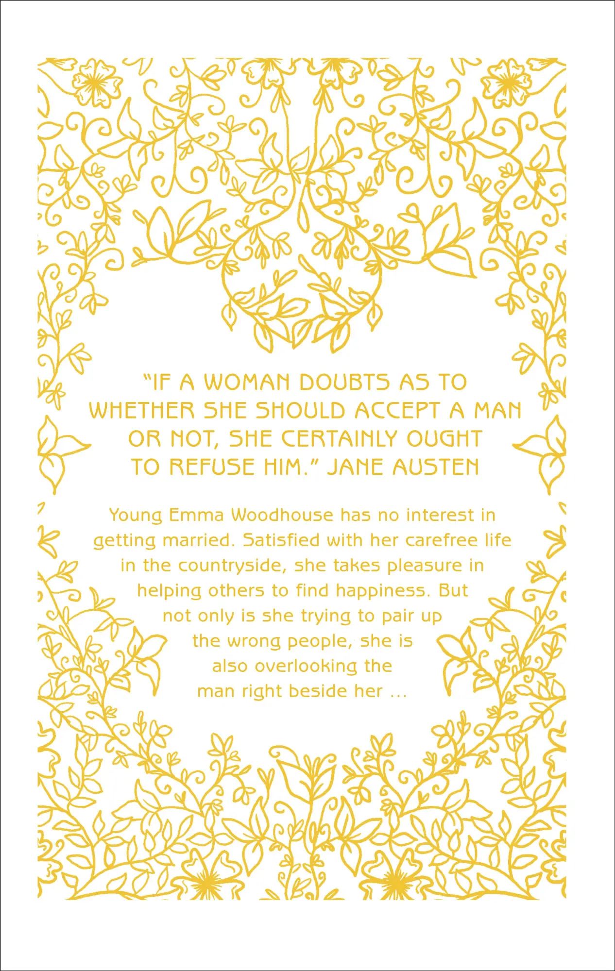Rückseite: 9783458684091 | Emma | Novel Timeless classic in an elegant design with sprayed edges