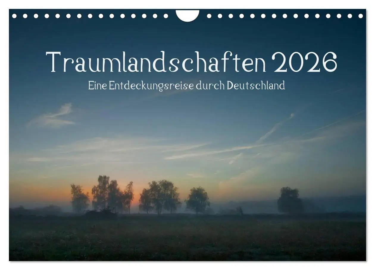 Cover: 9783516094091 | Traumlandschaften 2026 (Wandkalender 2026 DIN A4 quer), CALVENDO...