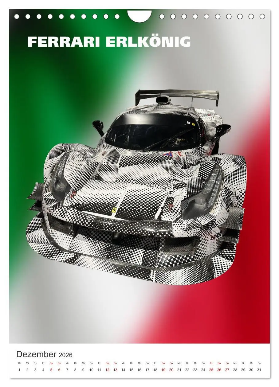 Bild: 9783516304091 | Il Mondo Ferrari (Wandkalender 2026 DIN A4 hoch), CALVENDO...