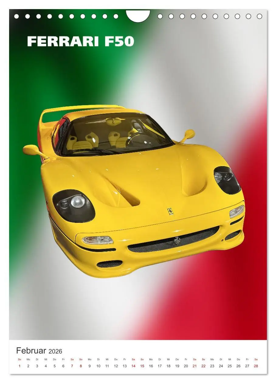 Bild: 9783516304091 | Il Mondo Ferrari (Wandkalender 2026 DIN A4 hoch), CALVENDO...