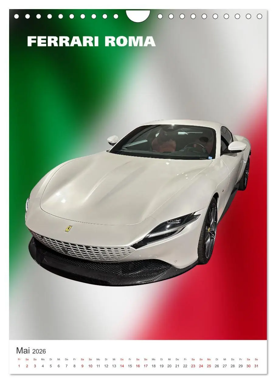Bild: 9783516304091 | Il Mondo Ferrari (Wandkalender 2026 DIN A4 hoch), CALVENDO...