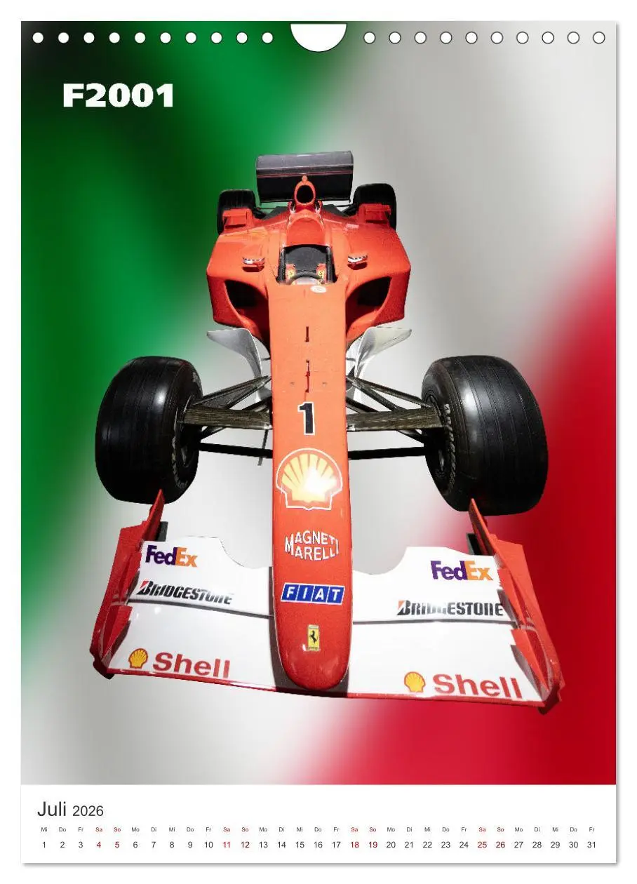 Bild: 9783516304091 | Il Mondo Ferrari (Wandkalender 2026 DIN A4 hoch), CALVENDO...