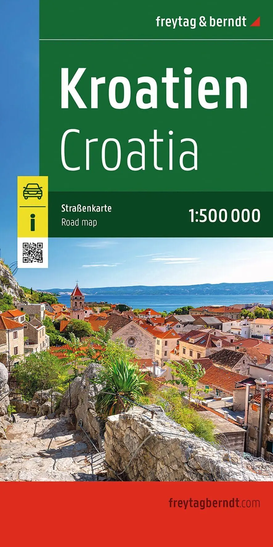 Cover: 9783707924091 | Kroatien, Straßenkarte 1:500.000, freytag &amp; berndt | Freytag &amp; Berndt