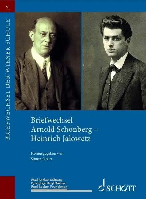 Cover: 9783795734091 | Briefwechsel Arnold Schönberg - Heinrich Jalowetz | Simon Obert | Buch