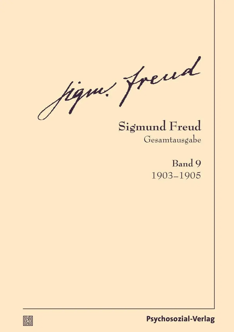 Cover: 9783837924091 | Gesamtausgabe (SFG), Band 9 | 1903-1905, Bibliothek der Psychoanalyse