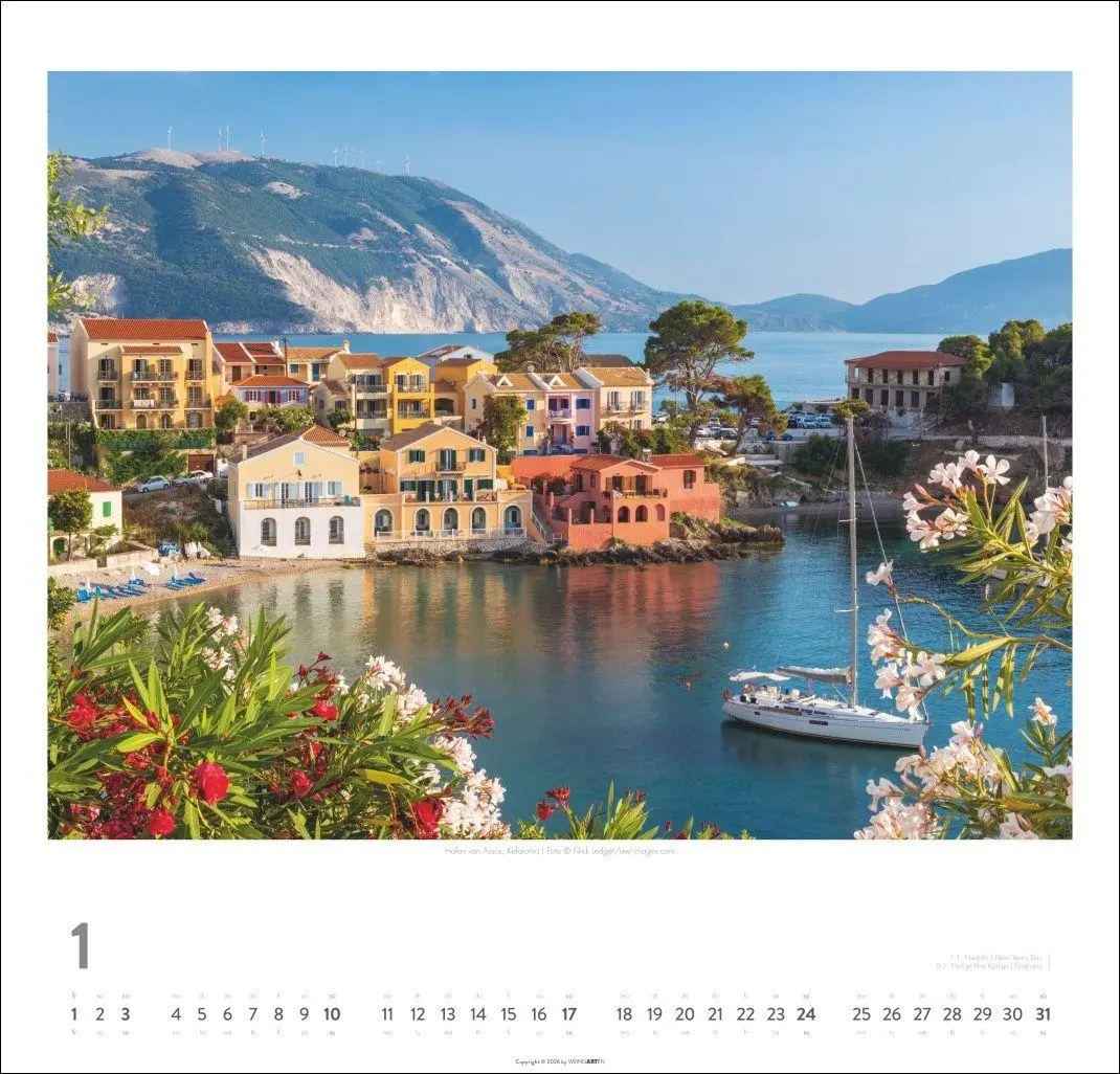 Bild: 9783839904091 | Griechische Inseln Kalender 2027 - Im Land der Götter | Kalender