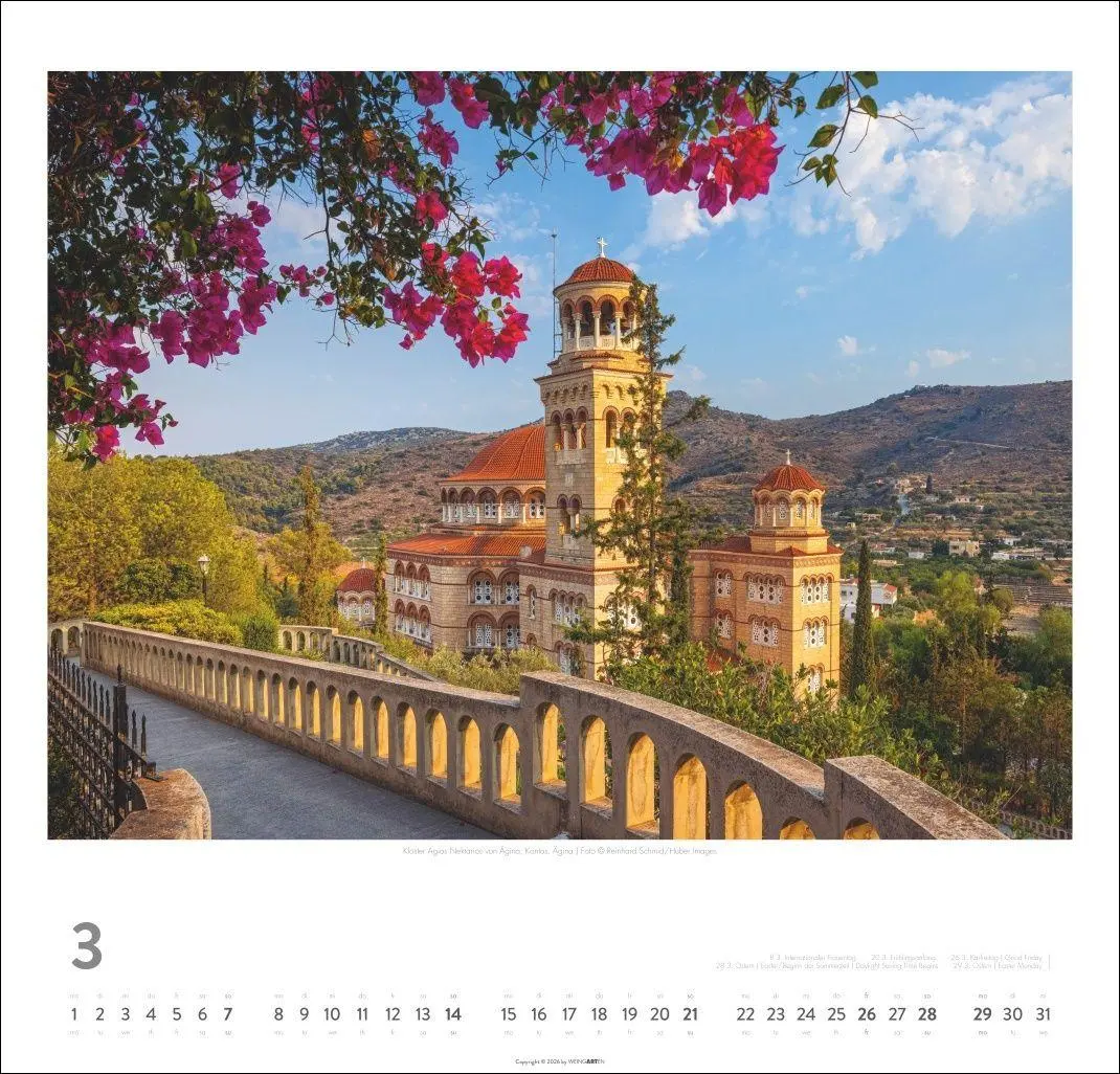 Bild: 9783839904091 | Griechische Inseln Kalender 2027 - Im Land der Götter | Kalender