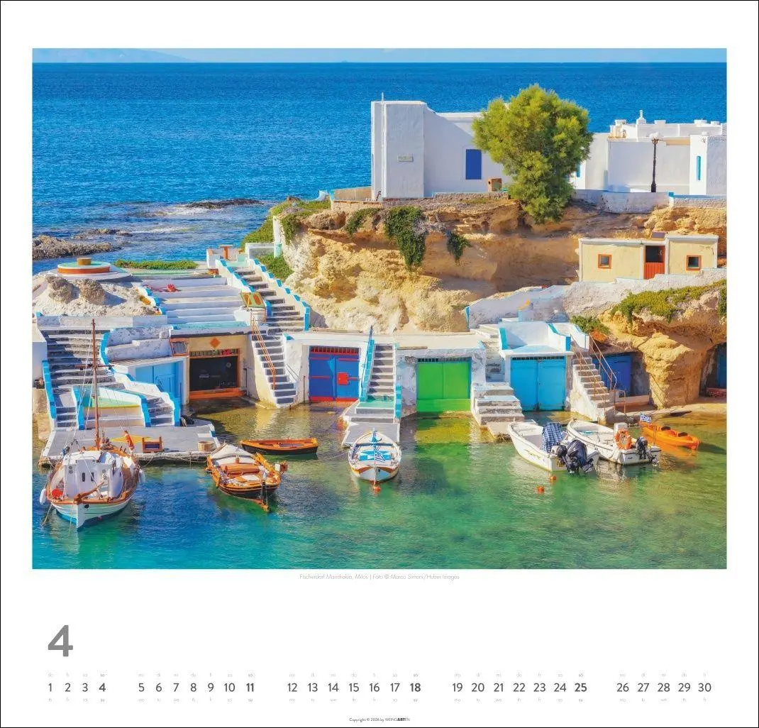 Bild: 9783839904091 | Griechische Inseln Kalender 2027 - Im Land der Götter | Kalender
