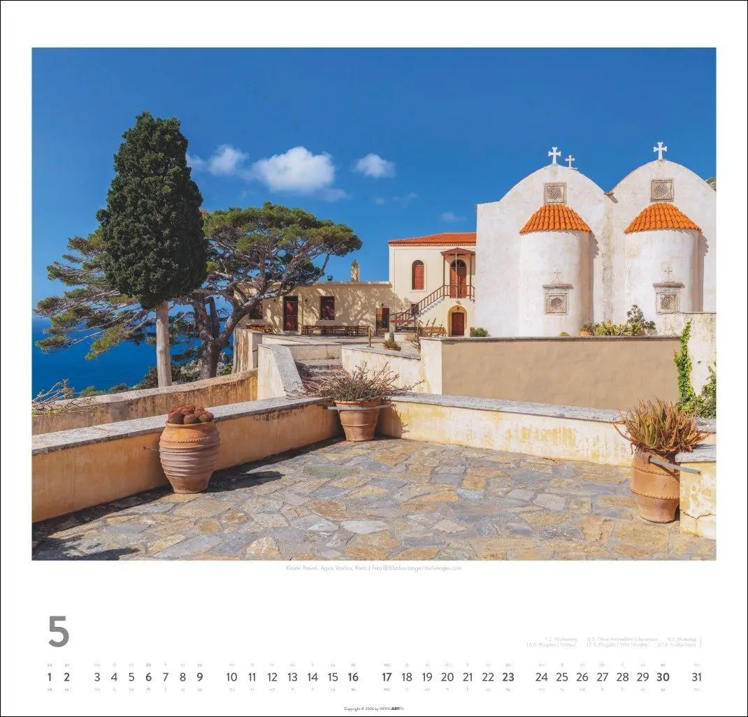 Bild: 9783839904091 | Griechische Inseln Kalender 2027 - Im Land der Götter | Kalender