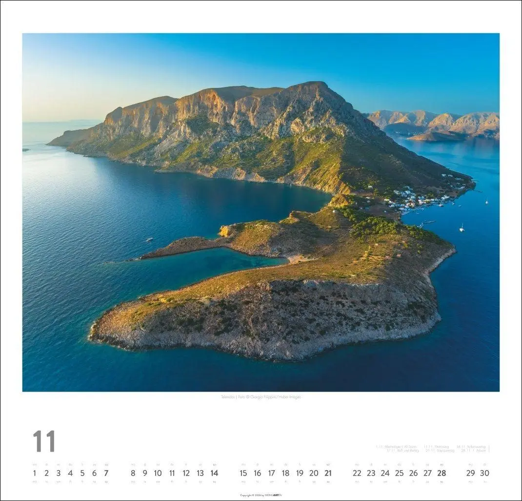 Bild: 9783839904091 | Griechische Inseln Kalender 2027 - Im Land der Götter | Kalender
