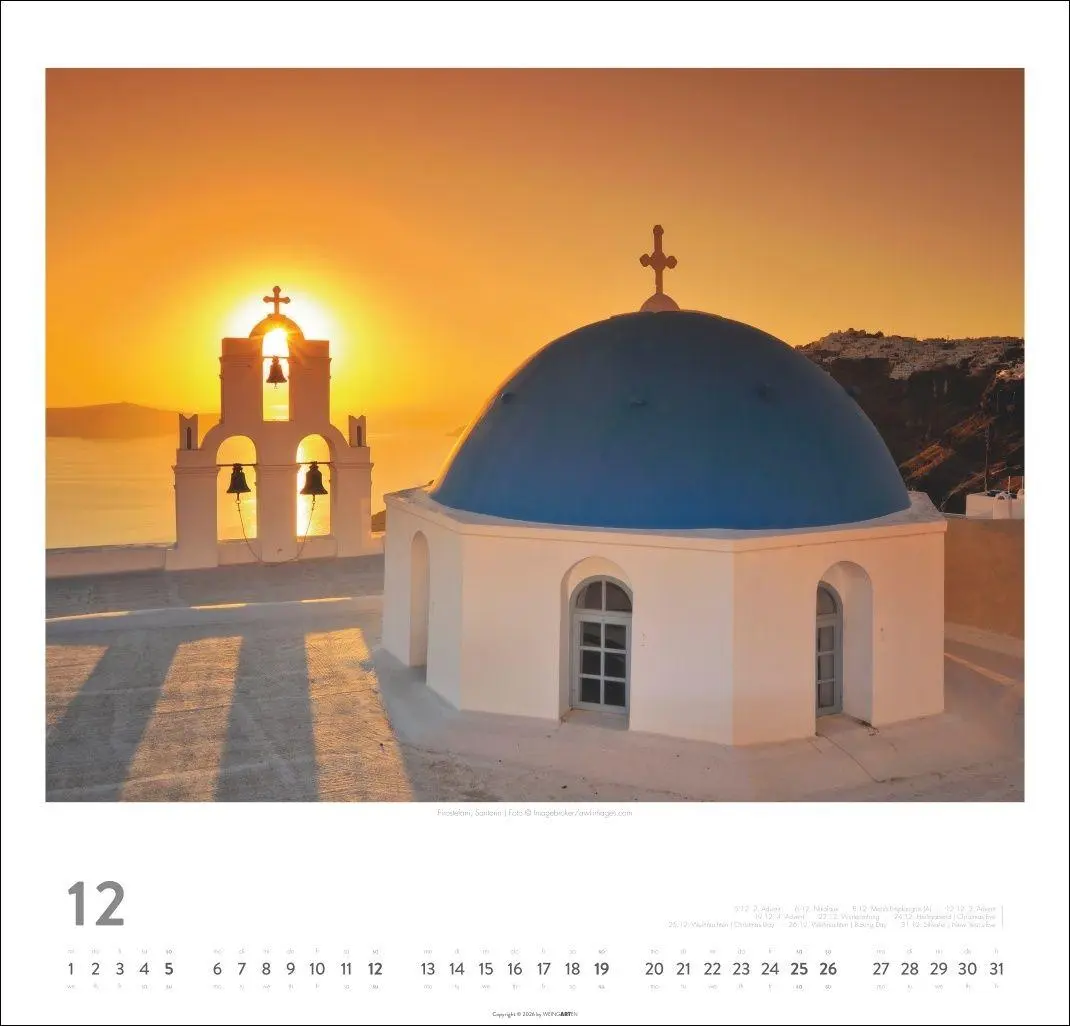Bild: 9783839904091 | Griechische Inseln Kalender 2027 - Im Land der Götter | Kalender