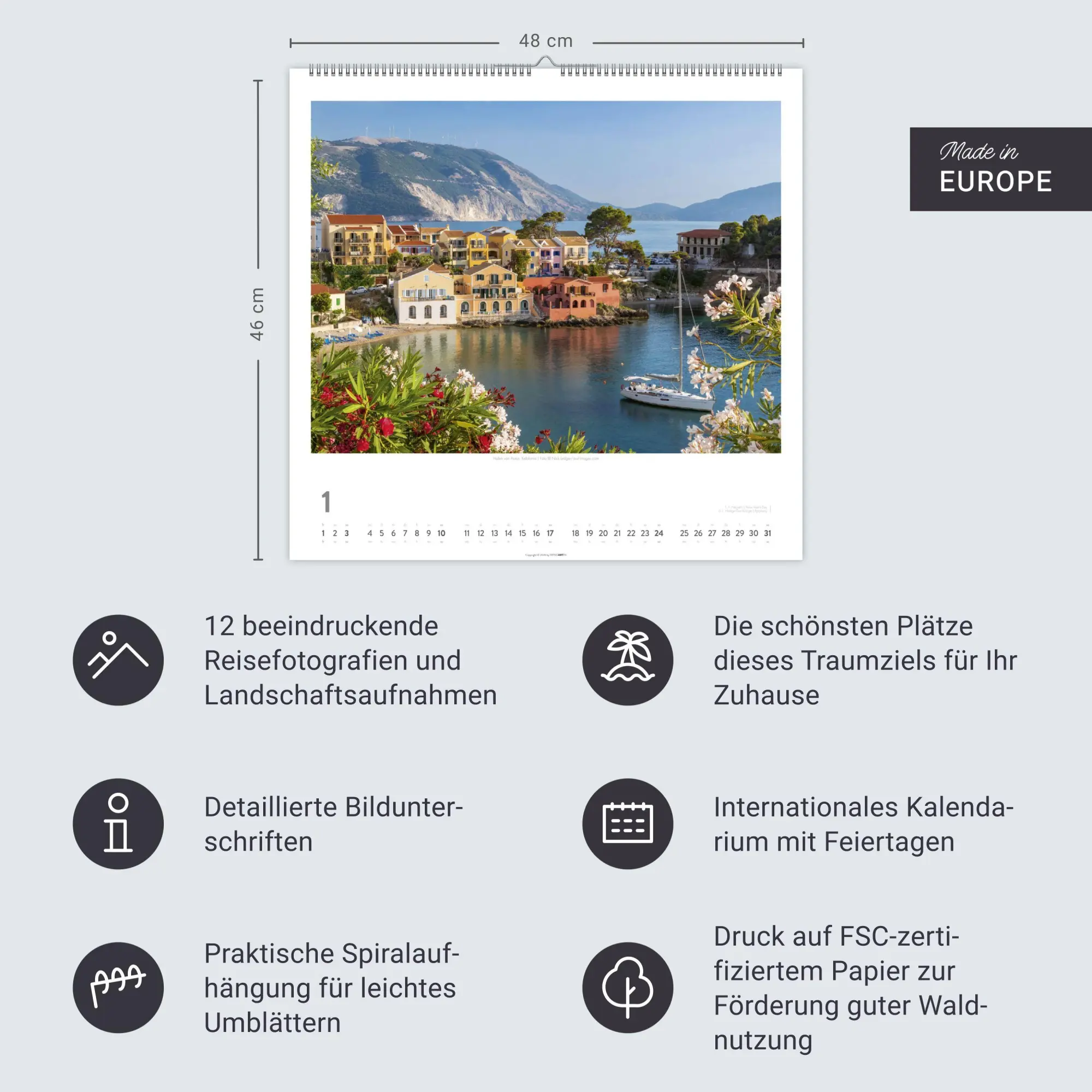 Bild: 9783839904091 | Griechische Inseln Kalender 2027 - Im Land der Götter | Kalender