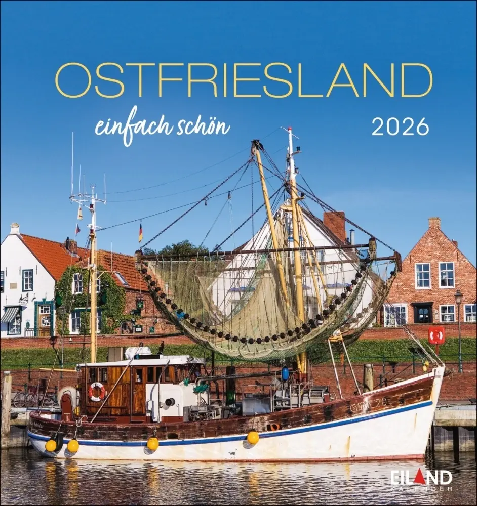 Cover: 9783964024091 | Ostfriesland Postkartenkalender 2026 - einfach schön | Kalender | 2026