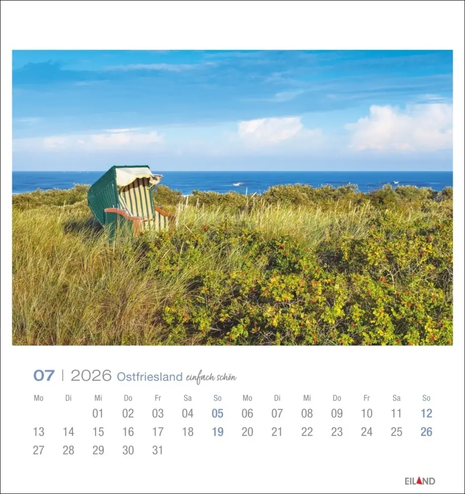 Bild: 9783964024091 | Ostfriesland Postkartenkalender 2026 - einfach schön | Kalender | 2026