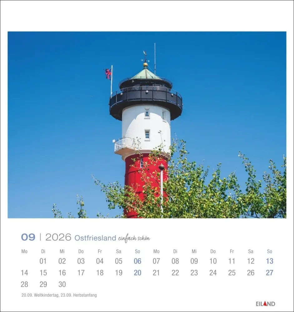 Bild: 9783964024091 | Ostfriesland Postkartenkalender 2026 - einfach schön | Kalender | 2026