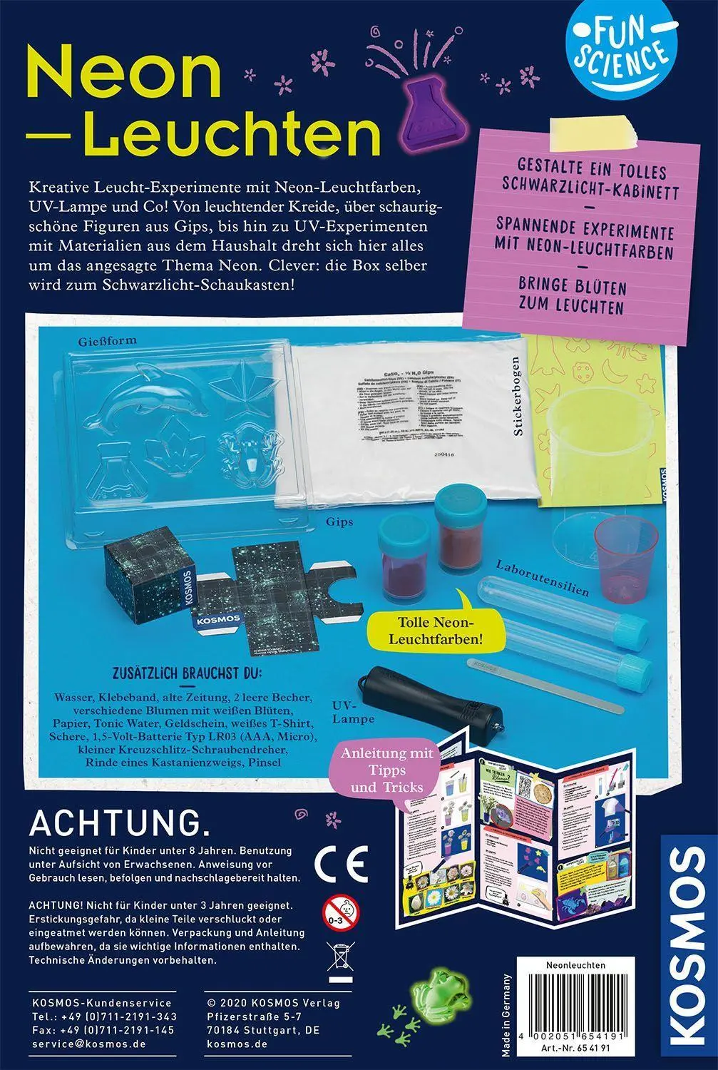 Bild: 4002051654191 | Fun Science Neon-Leuchten | Experimentierkasten | Spiel | Brettspiel