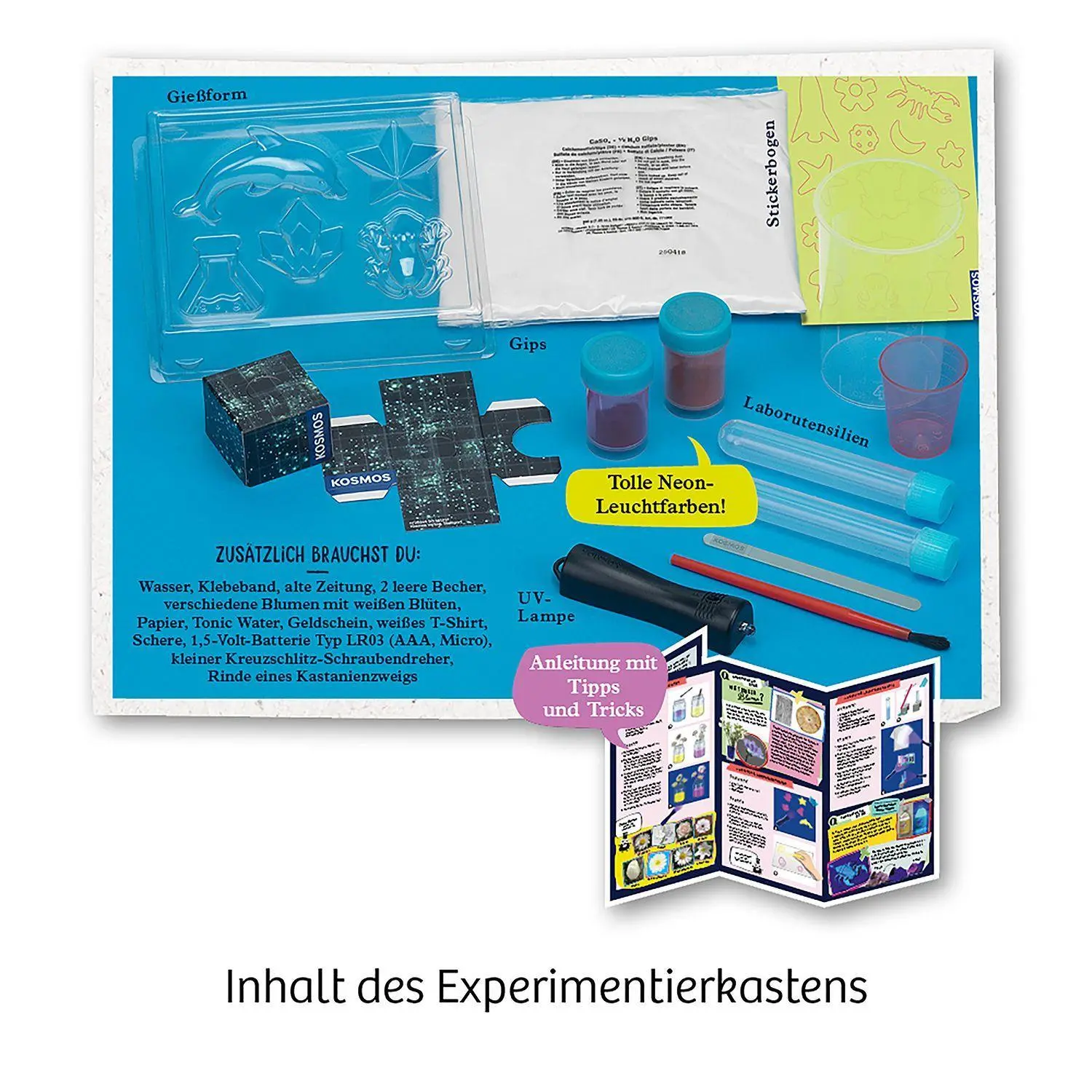 Bild: 4002051654191 | Fun Science Neon-Leuchten | Experimentierkasten | Spiel | Brettspiel