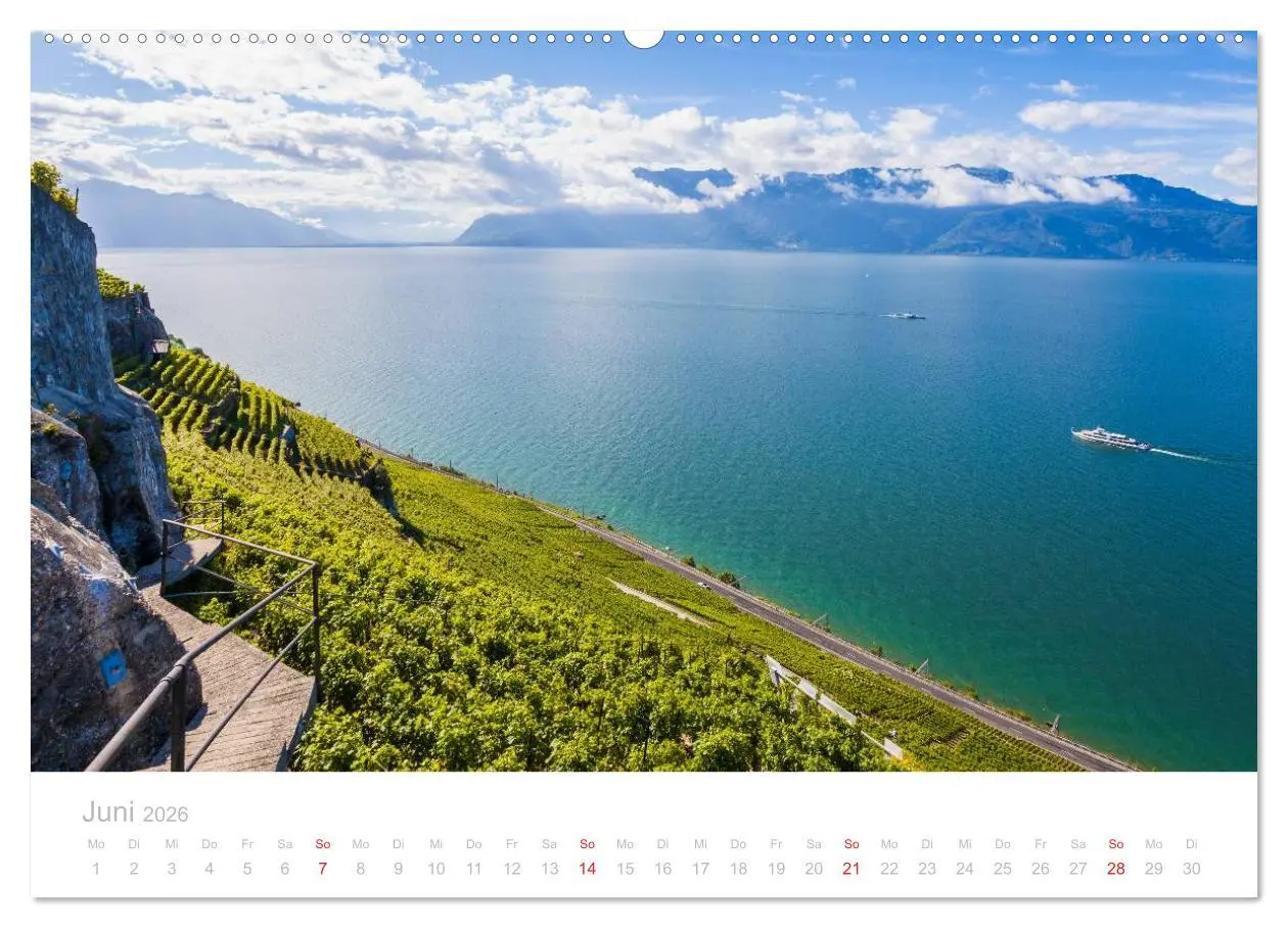 Bild: 9783516084191 | GENFER SEE Das Schweizer Ufer (hochwertiger Premium Wandkalender...