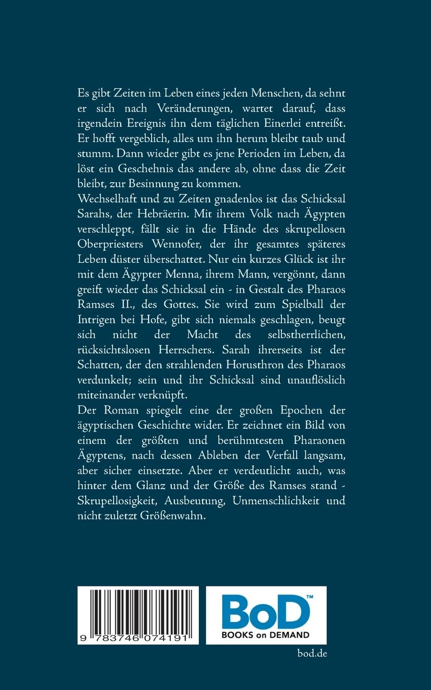 Rückseite: 9783746074191 | ...denn der einzige wahre Gott Ägyptens ist der Nil | Furrer-Linse
