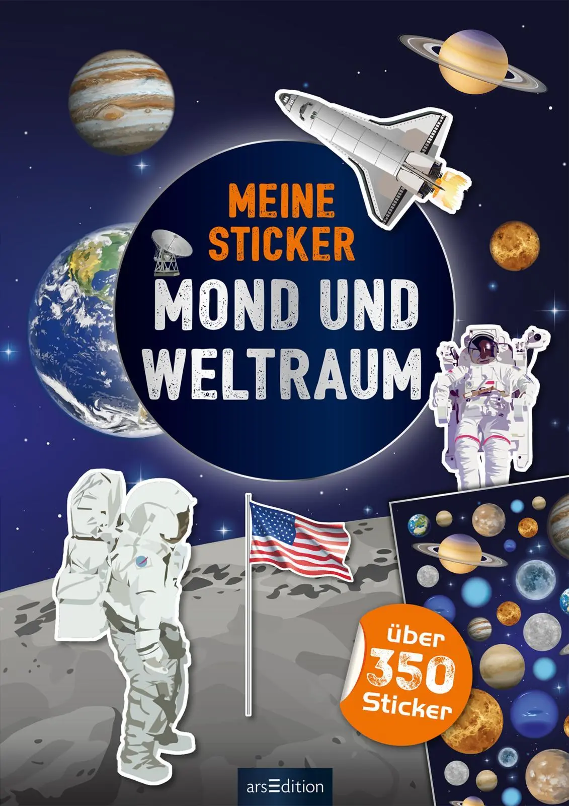 Bild: 9783845834191 | Meine Sticker - Mond und Weltraum | Über 300 Sticker | Ingrid Bräuer