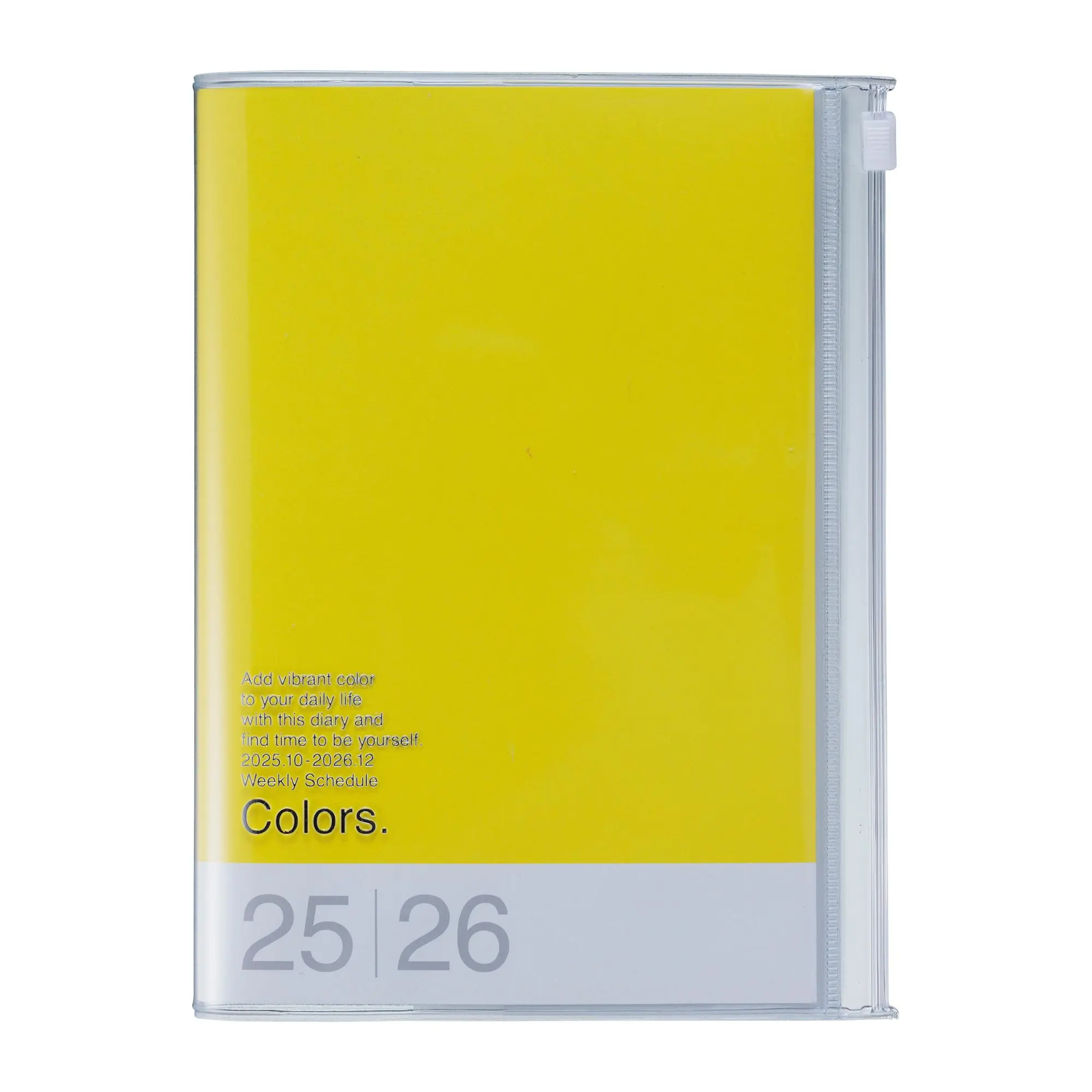 Cover: 4550045144291 | MARK'S 2025/26 Taschenkalender, B6 Colors // Yellow | MARK'S Inc.
