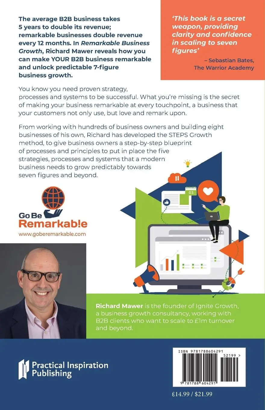 Rückseite: 9781788604291 | Remarkable Business Growth | Your blueprint for 7 figures and beyond