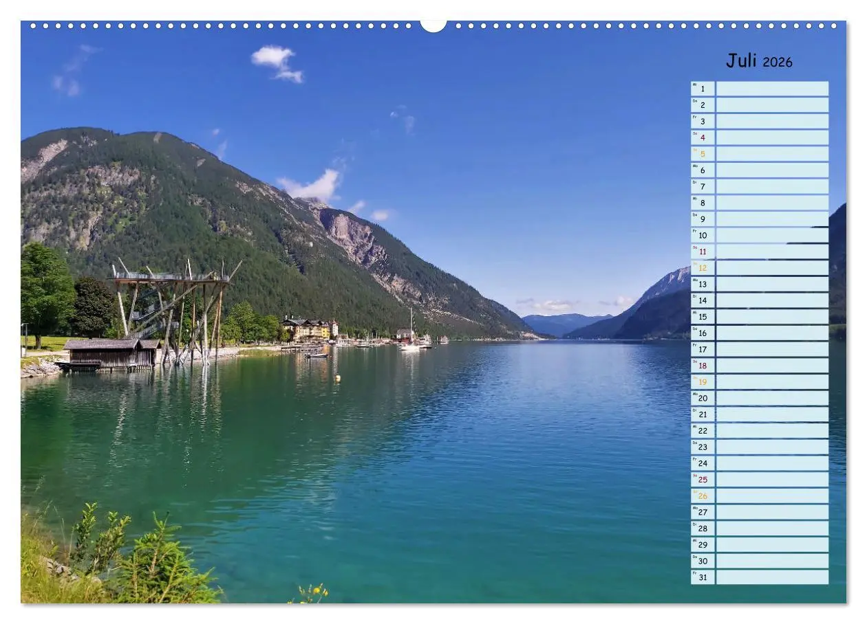 Bild: 9783457434291 | Auszeit am Achensee Tirol (hochwertiger Premium Wandkalender 2026...