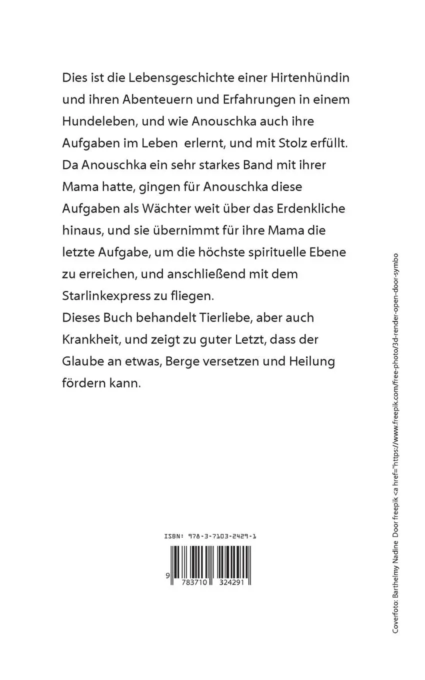 Rückseite: 9783710324291 | Anouschka | Und der Starlinkexpress | Nadine Barthelmy | Taschenbuch