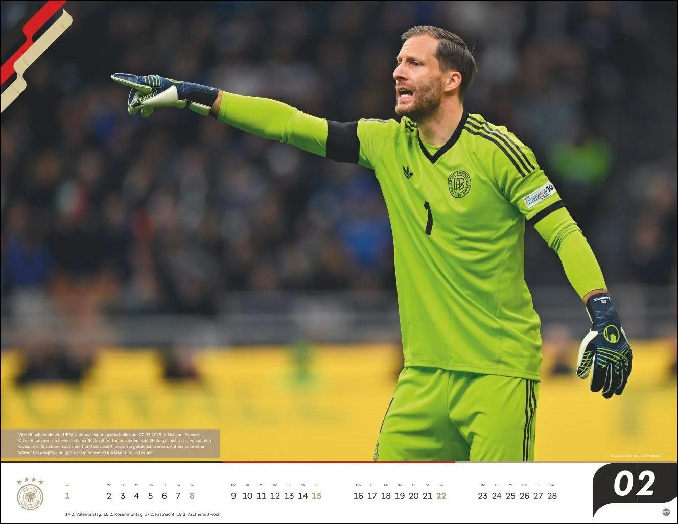 Bild: 9783756414291 | DFB Männer Posterkalender 2026 | Kalender | Bundesliga Kalender Heye
