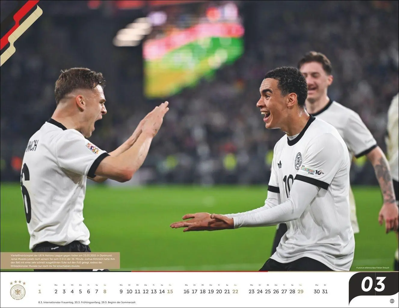 Bild: 9783756414291 | DFB Männer Posterkalender 2026 | Kalender | Bundesliga Kalender Heye