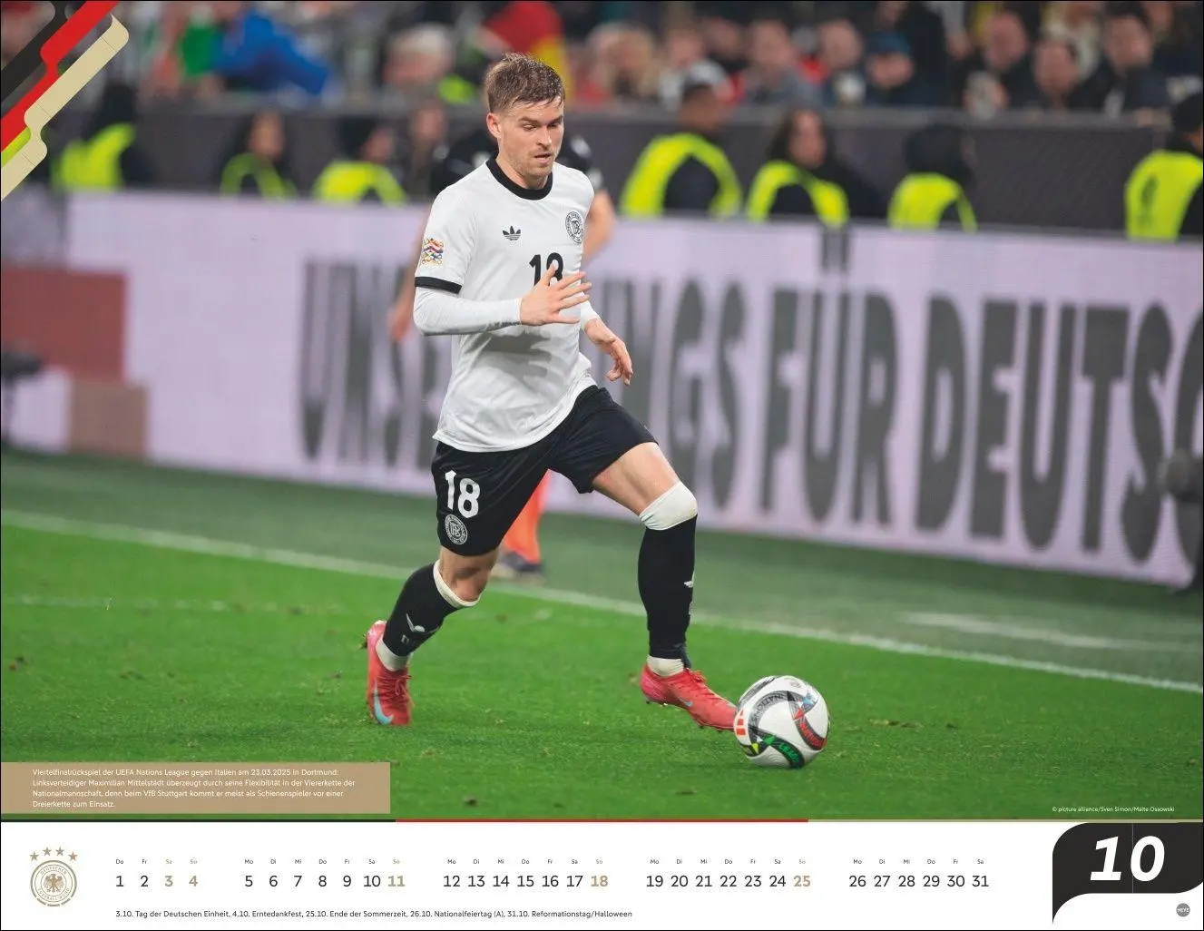 Bild: 9783756414291 | DFB Männer Posterkalender 2026 | Kalender | Bundesliga Kalender Heye