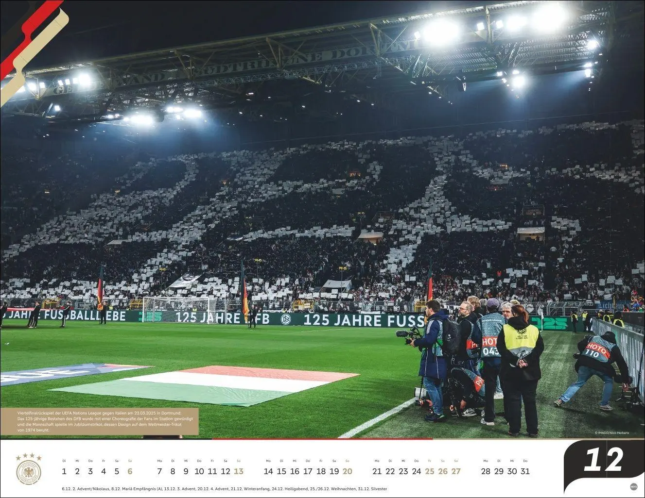 Bild: 9783756414291 | DFB Männer Posterkalender 2026 | Kalender | Bundesliga Kalender Heye