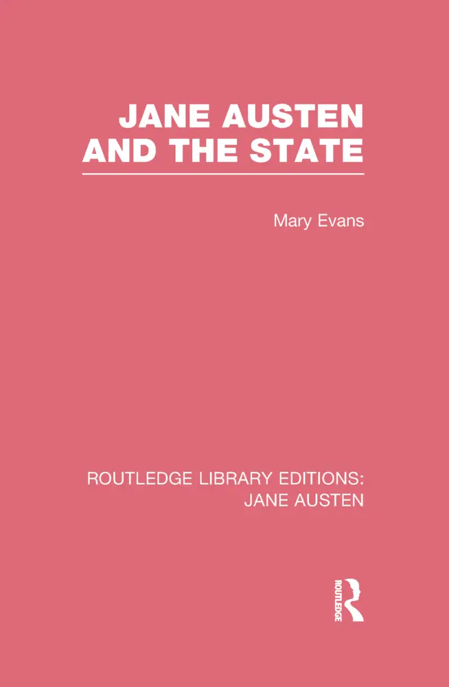 Cover: 9781138084391 | Jane Austen and the State (RLE Jane Austen) | Mary Evans | Taschenbuch
