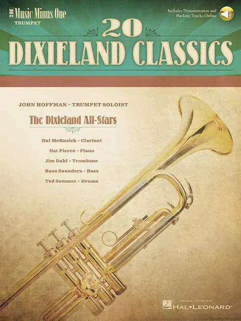 Cover: 9781596154391 | 20 Dixieland Classics: Music Minus One - Trumpet Book/Online Audio