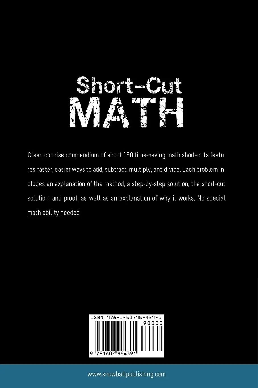 Rückseite: 9781607964391 | Short-Cut Math | Gerard W. Kelly | Taschenbuch | Englisch | 2012
