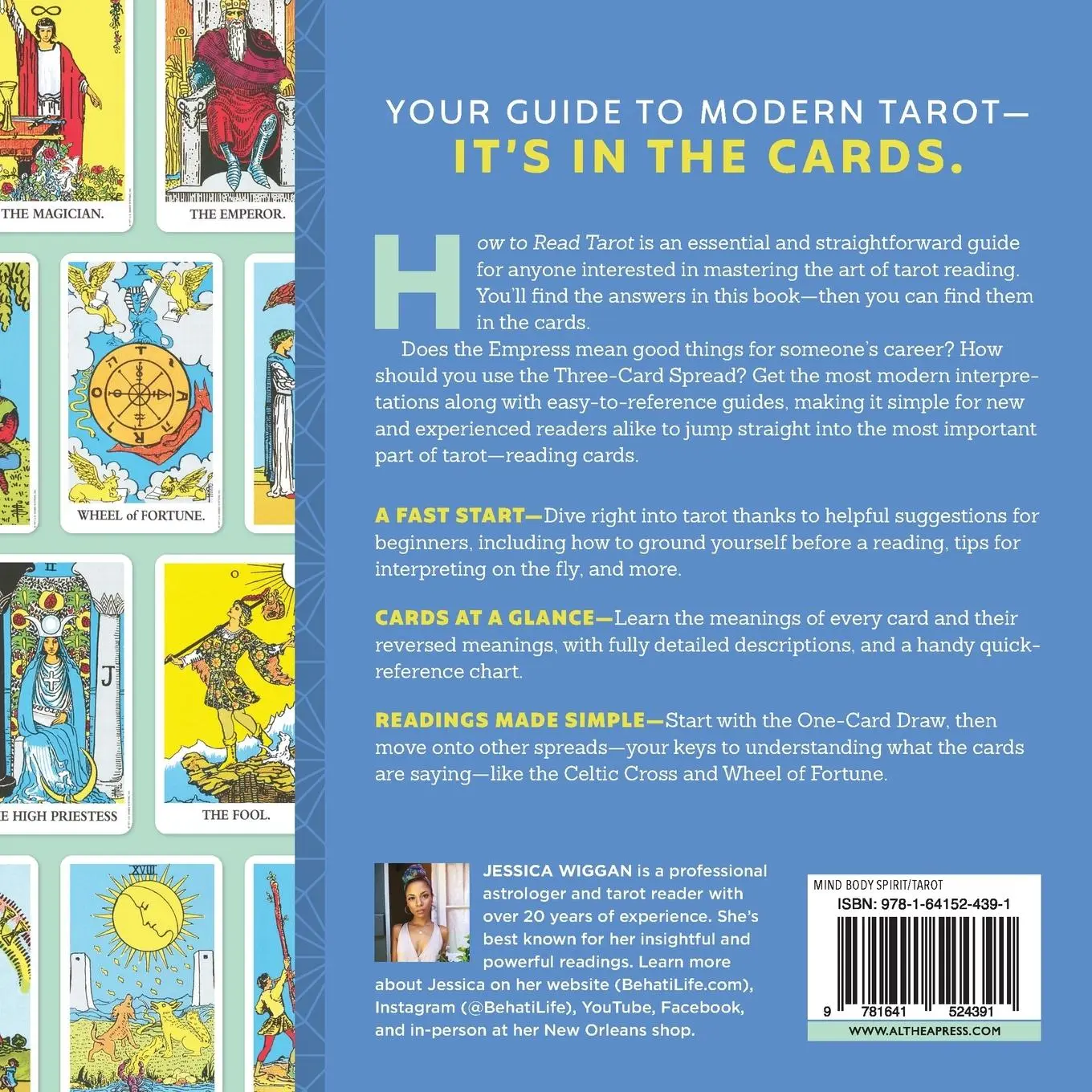 Rückseite: 9781641524391 | How to Read Tarot | A Modern Guide | Jessica Wiggan | Taschenbuch