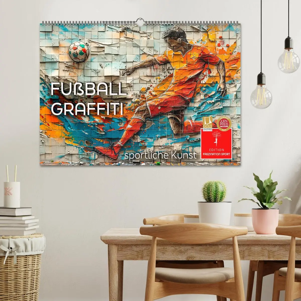Bild: 9783457284391 | Fußball Graffiti - sportliche Kunst (Wandkalender 2026 DIN A2...