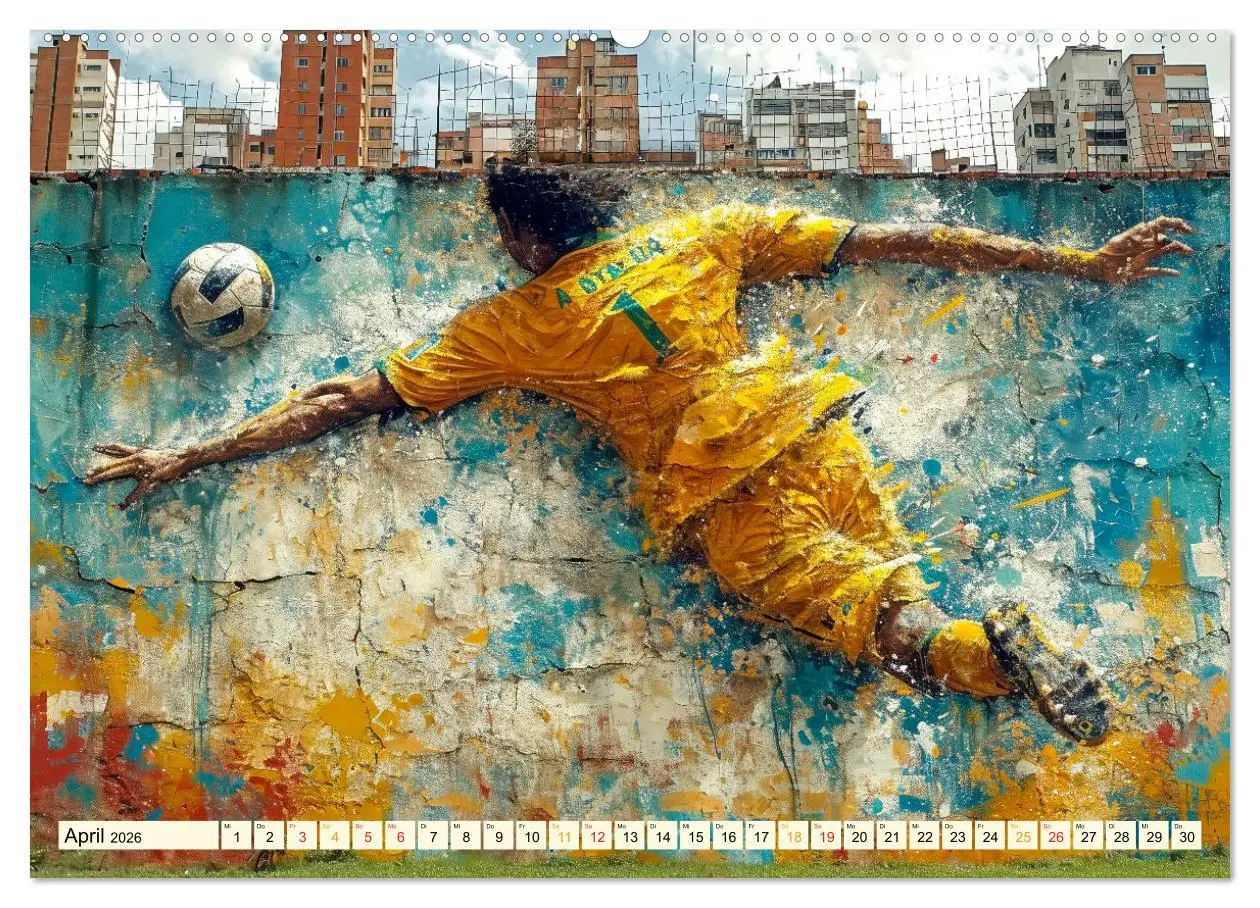 Bild: 9783457284391 | Fußball Graffiti - sportliche Kunst (Wandkalender 2026 DIN A2...