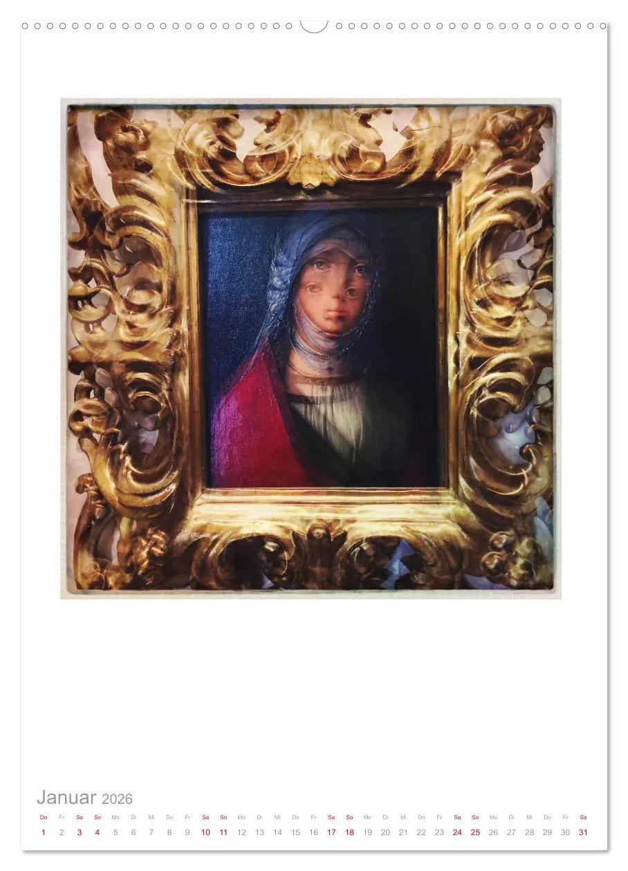 Bild: 9783516374391 | Florenz, Uffizien (Wandkalender 2026 DIN A2 hoch), CALVENDO...